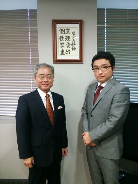 2014.11　神戸学院大学　岡田豊基　学長インタビュー_f0138645_2034979.jpg