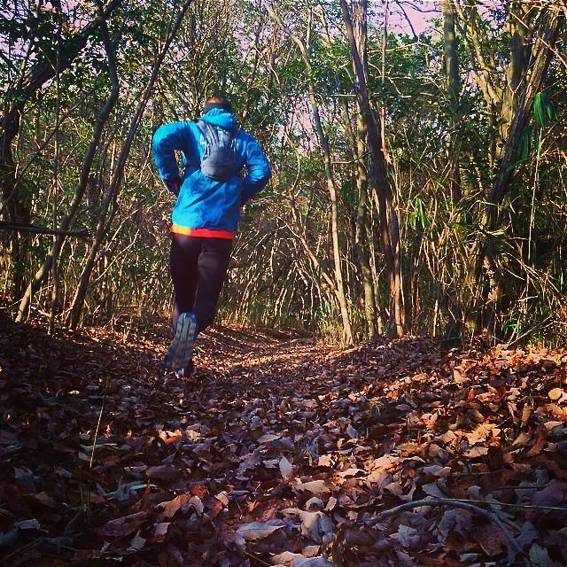 道場百丈岩周辺 Mountain Running 2014/12/03_b0220886_22302047.jpg
