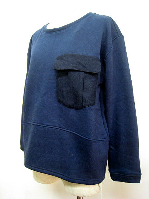 ｃｌｏｃｈｅ （ クロッシェ ）　ポケットＴＯＰＳ  ＮＡＶＹ_a0089359_1626528.jpg