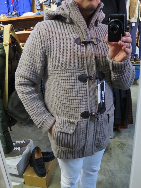 Bark ･･･ KNIT DUFFLE COAT JACKET！★！　其の②_d0152280_21523516.jpg