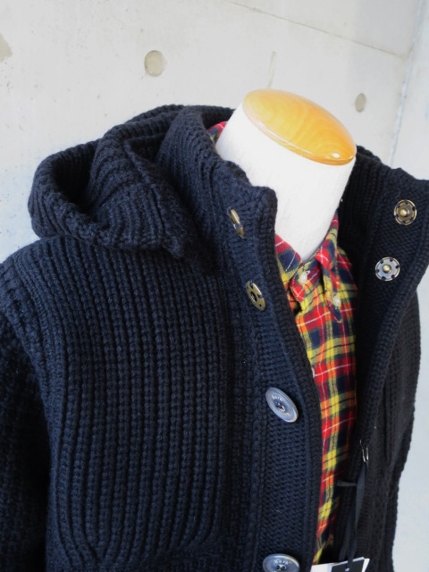 Bark ･･･ KNIT DUFFLE COAT JACKET！★！　其の②_d0152280_21544998.jpg