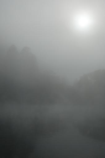 朝霧 水彩画_f0176370_17103514.jpg
