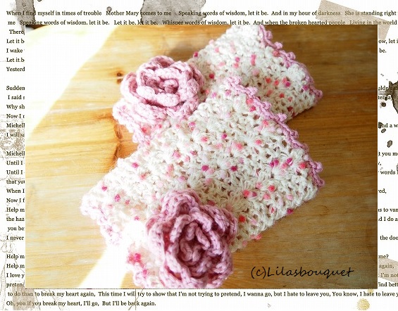 crochet～kid\'s用ガーリー・ハンドウォーマー♪_e0174171_1656491.jpg