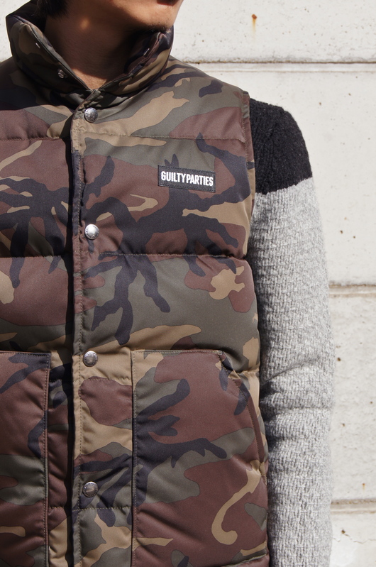 2 Tone Knit on Camouflage Down Vest!!!_f0020773_195075.jpg