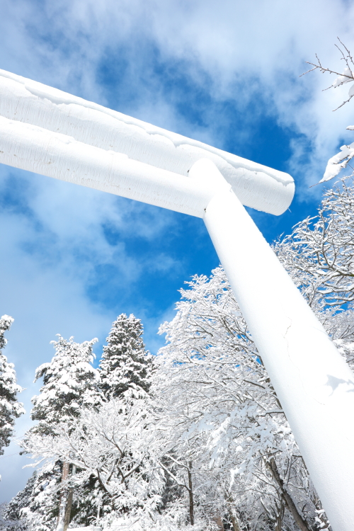 雪の土津神社　猪苗代町　２０１４・１２・０６_e0143883_9422471.jpg