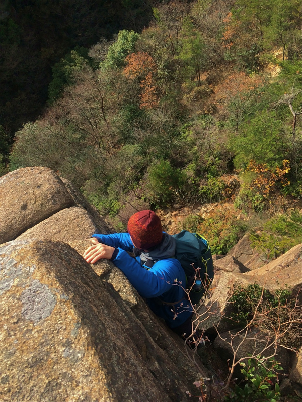 Mountain Running Session in Ashiya Rock Garden 2014/12/07_b0220886_18533685.jpg