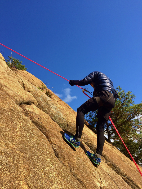 Mountain Running Session in Ashiya Rock Garden 2014/12/07_b0220886_18555528.jpg