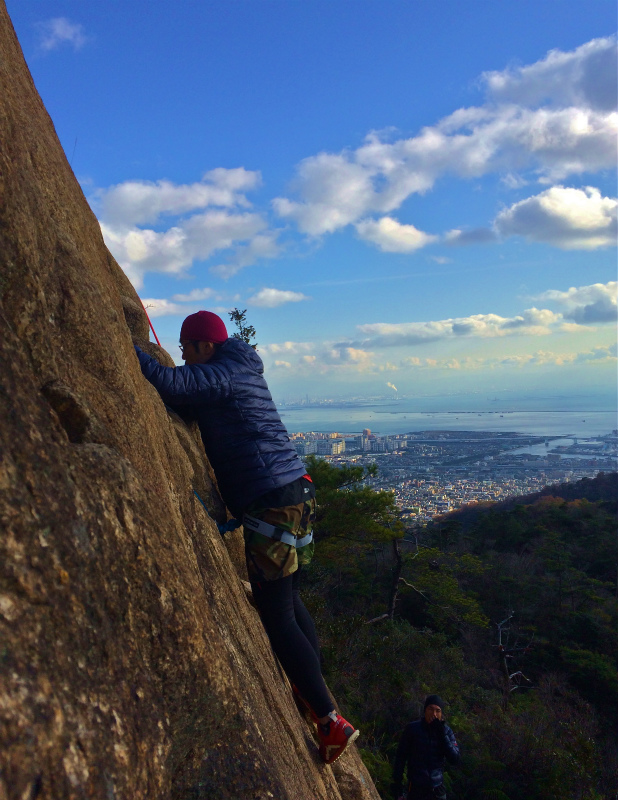 Mountain Running Session in Ashiya Rock Garden 2014/12/07_b0220886_1856213.jpg