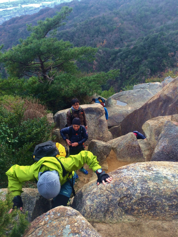 Mountain Running Session in Ashiya Rock Garden 2014/12/07_b0220886_18585525.jpg