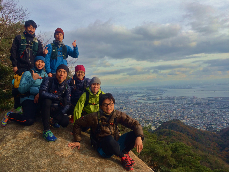 Mountain Running Session in Ashiya Rock Garden 2014/12/07_b0220886_19104128.jpg
