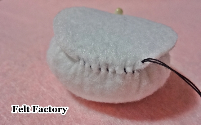 フェルトでキャラ肉まんの作り方 キュウべえ編 Maruwa Taroのfelt Factory