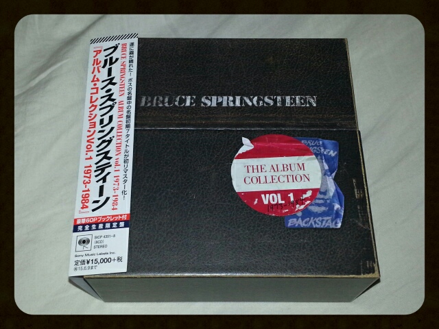 BRUCE SPRINGSTEEN / THE ALBUM COLLECTION VOL.1 1973-1984　紙ジャケ_b0042308_23285024.jpg