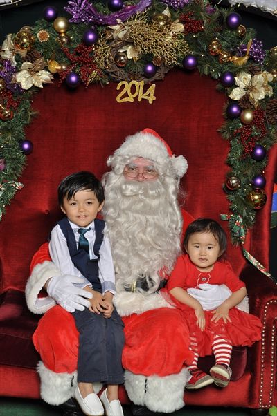 サンタさんと写真を撮る&オーチャードのクリスマス : ひゅーひゅ サンタさんと写真を撮る&オーチャードのクリスマス : ひゅーひゅ