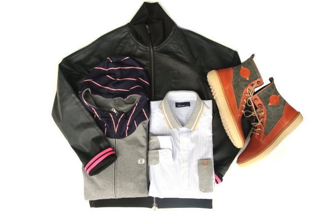Soho Neon - Leather Track Jacket/FRED-PERRY : Import Select Soho Neon - Leather Track Jacket/FRED-PERRY : Import Select