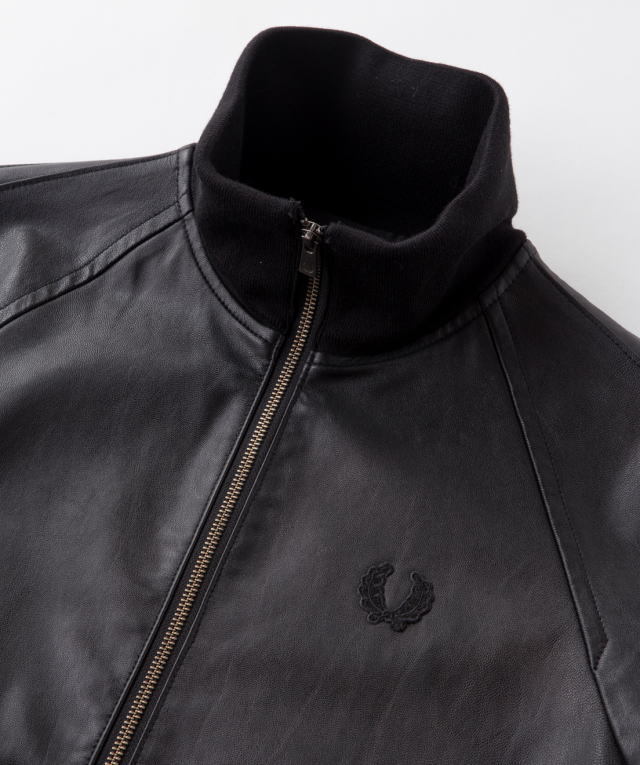 Soho Neon - Leather Track Jacket/FRED-PERRY　_b0139233_12425946.jpg