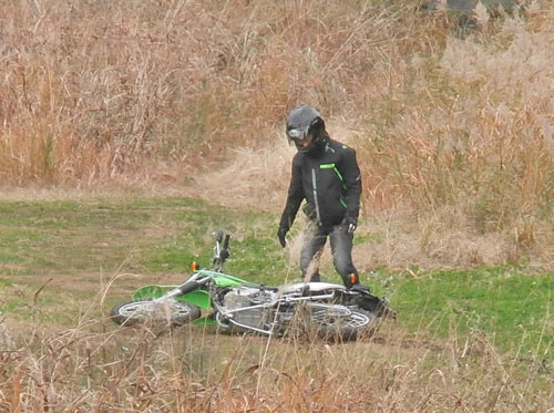 M田サンのKLX125とKSR80で山遊び♪_c0086965_21423274.jpg