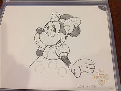 ディズニードローイングクラス 明日も超特急