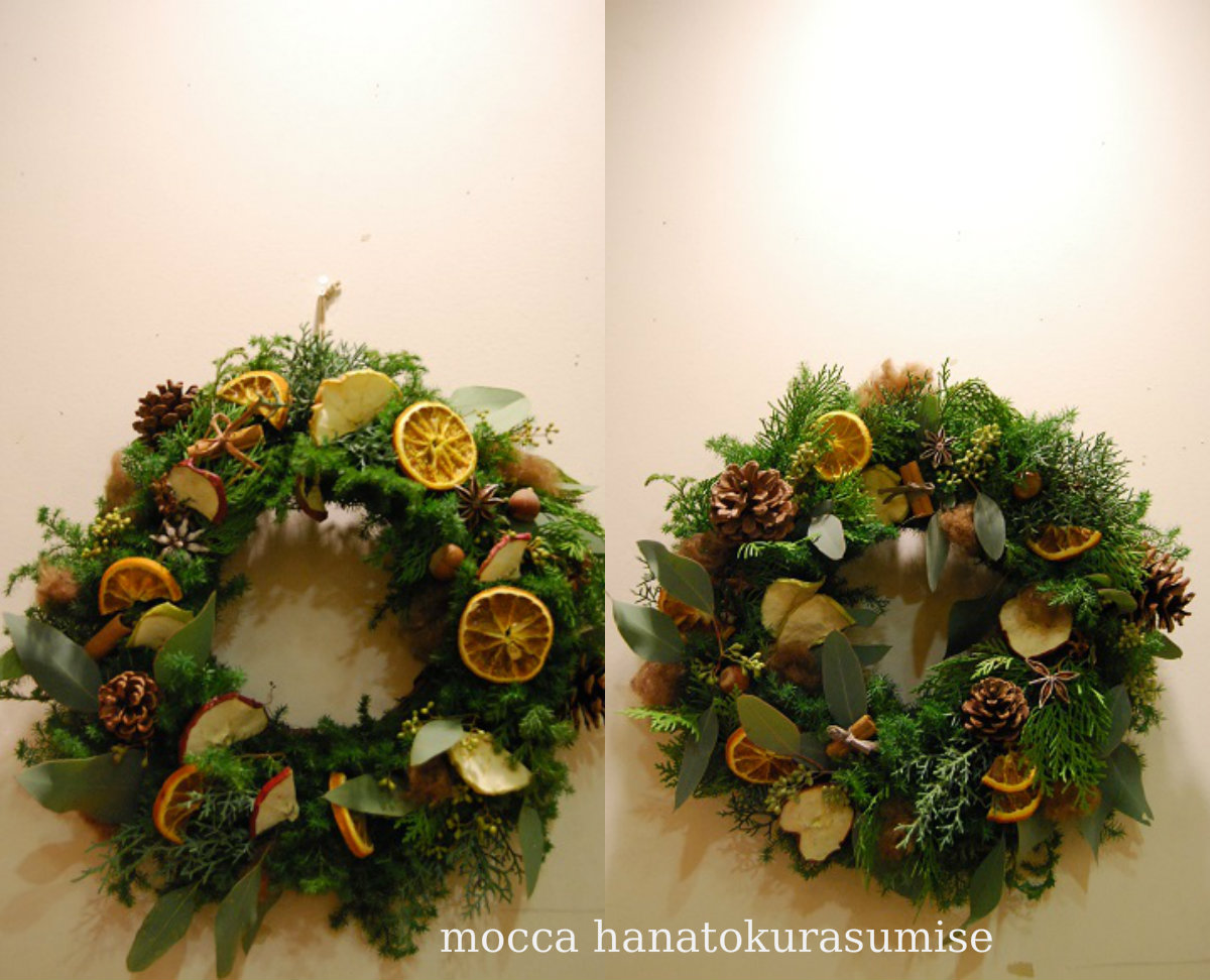 クリスマスリースレッスン_a0201358_1841207.jpg