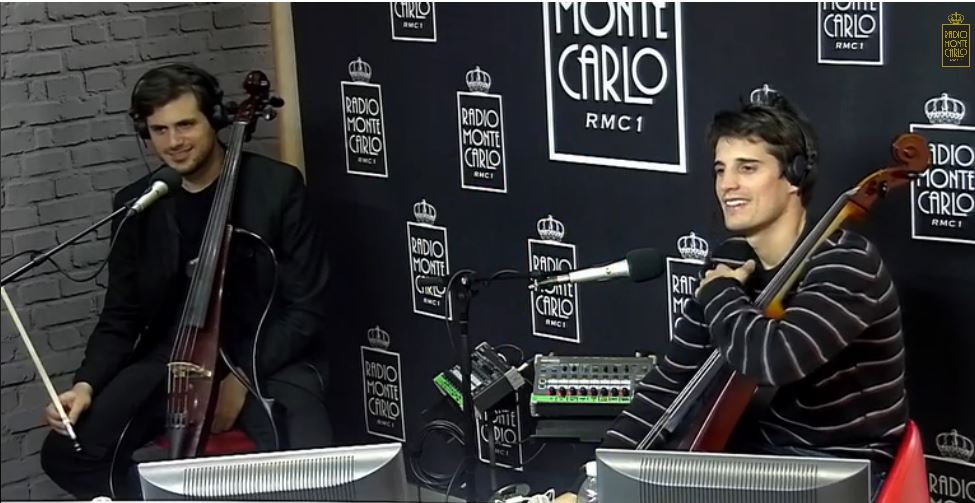 イタリアのラジオ番組に出演 #2CELLOS _b0064176_2153567.jpg