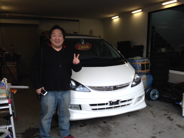 ★ノア&エスティマ待望のお納車となりました!!★(白石店)_c0161601_19542996.jpg