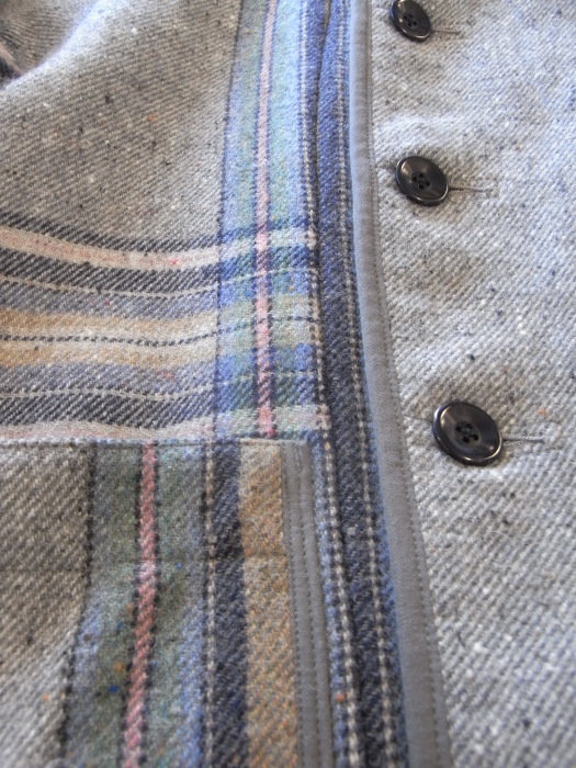 ウール二重織BIGチェック 女の子パフコート : SAPPORO STAFF BLOG