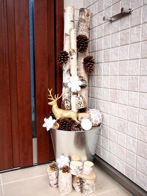 クリスマス 玄関ポーチ ごちゃごちゃ生活 クリスマス 玄関ポーチ ごちゃごちゃ生活