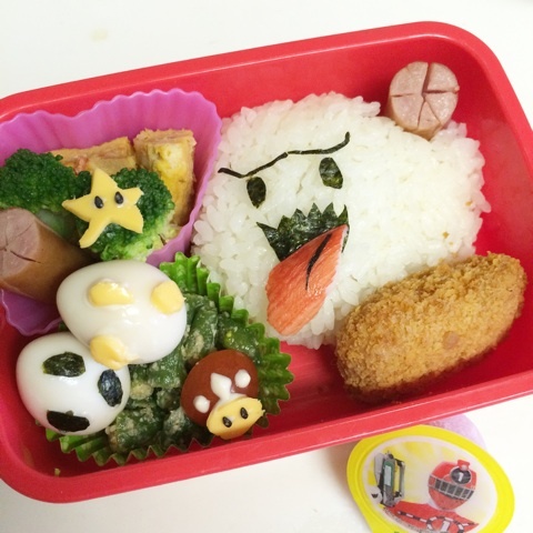 マリオのテレサ弁当 キャラ弁 大福眼鏡レコード