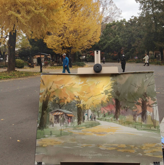 Today\'s Sketch 日比谷公園_f0253789_16225361.jpg