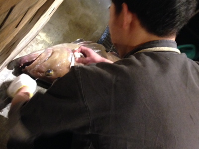あら(クエ)の神経〆_f0232994_11494367.jpg