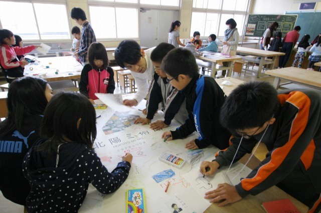 北陽ミ術館 準備最終日_a0062127_16551365.jpg