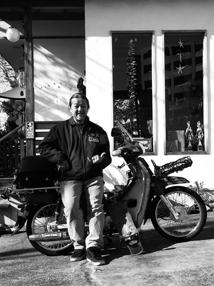 松岡 哲 ＆ HONDA SUPER CUB（2014 1207）_f0203027_11171627.jpg