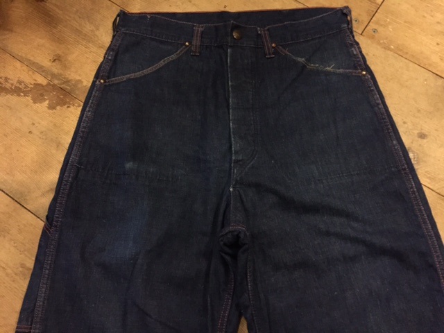 1940\'s 裏ネル付きデニムパンツ_d0121303_13593694.jpg