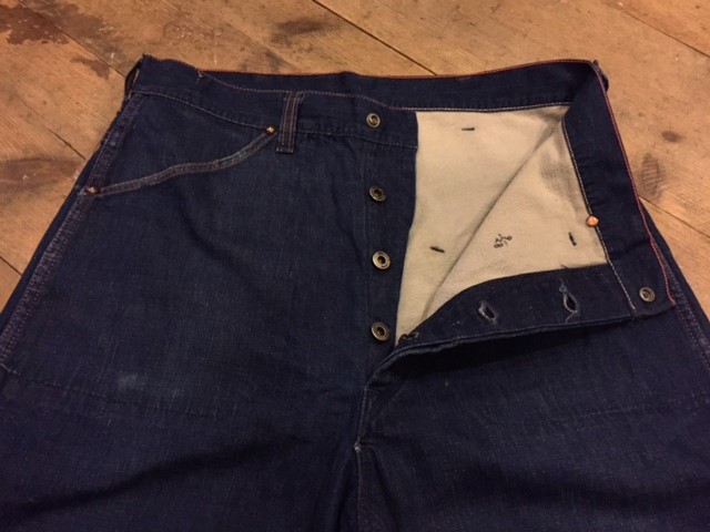1940\'s 裏ネル付きデニムパンツ_d0121303_1433746.jpg