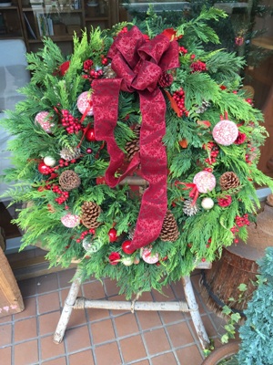 クリスマスリース☆_b0112371_10283319.jpg