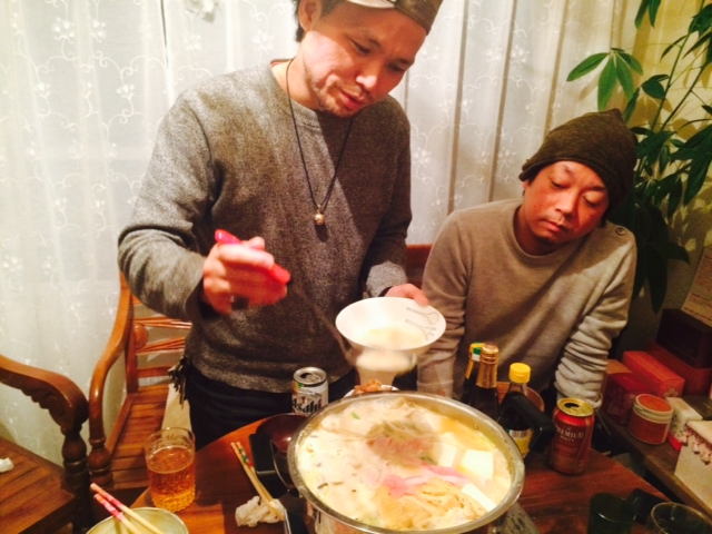 鍋パ。_a0050302_0574992.jpg