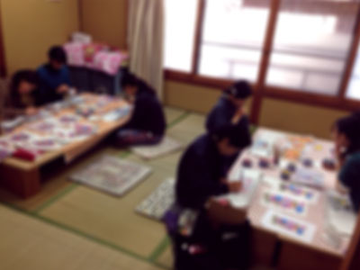半襟染めの出張教室（京都にて♪）_a0079315_8395221.jpg