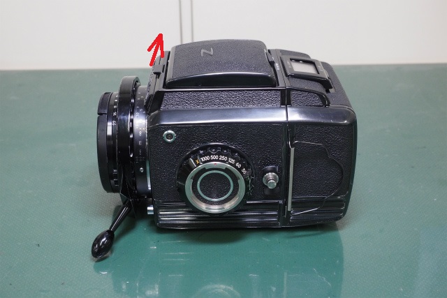 ブロニカS2のスクリーン 増光一体型スクリーン BRONICA S2
