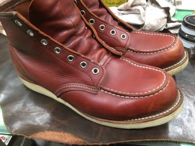 REDWING レッドウイング  靴磨き シューケア シューシャイン その3_b0310556_18262534.jpg