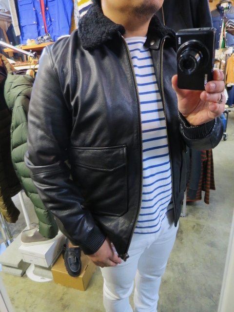 NUDIE JEANS ・・・ Separate BOA LEATHER JACKET!★! (再・訂正版)_d0152280_21262069.jpg