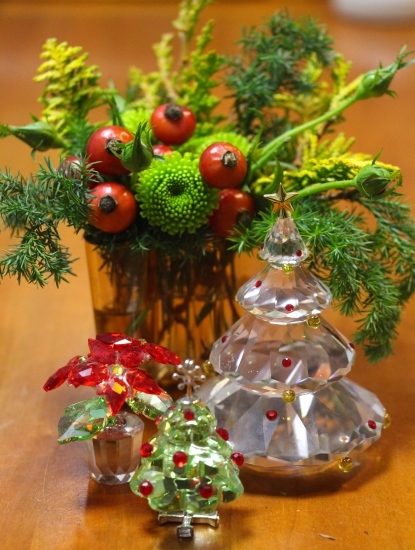 クリスマスフラワーアレンジ_f0197215_17214963.jpg