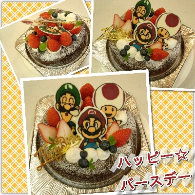 ガトーショコラの誕生日ケーキ 麦めいどbreadschool ガトーショコラの誕生日ケーキ 麦めいどbreadschool