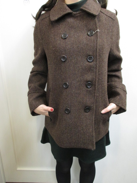 アングリッド harris tweed pコート : dimanche ディマンシュ