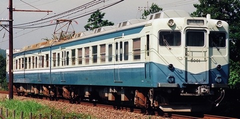 富士急行 5000形 モハ5002+モハ5001 : 資料館の書庫から