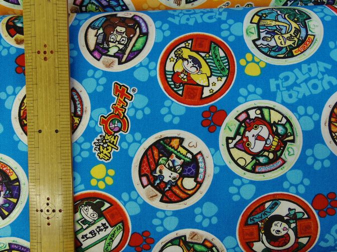 妖怪ウォッチの布_d0156706_13374370.jpg