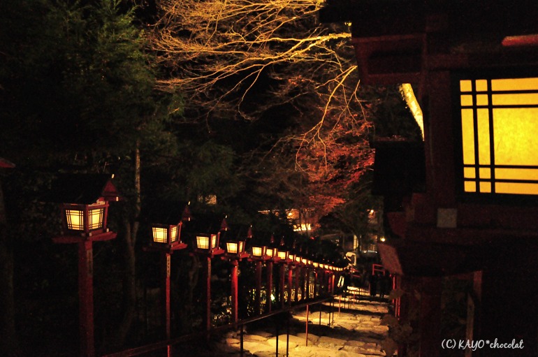 夜の貴船神社・夢守火参り（11月27日：その3）（白龍園・ドアノー展・貴船）_a0112972_17362412.jpg