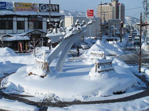 猛吹雪の翌朝の散歩　１２月２３日・・・１３_c0075701_17515388.jpg