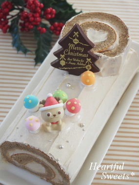 2014クリスマスケーキ。・* NO.5 ♪_c0184211_1554714.jpg