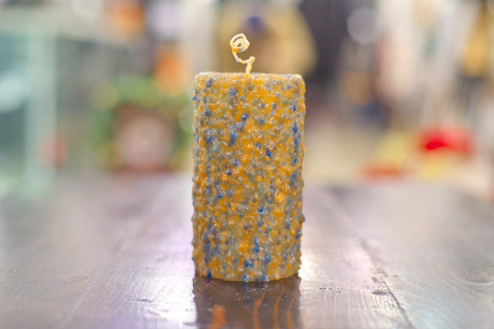 Drip Abstract Candle_f0139898_16365891.jpg