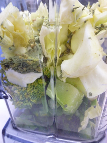 緑茶とキャベツのスムージー_c0152767_1637149.jpg