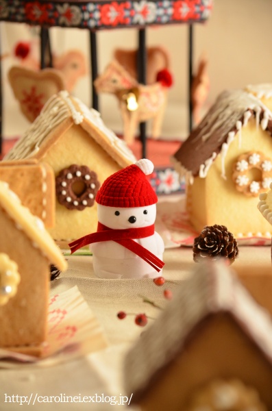 クリスマスイブのお菓子の家　Homemade Gingerbread Houses (Hexenhaus)_d0025294_2359545.jpg